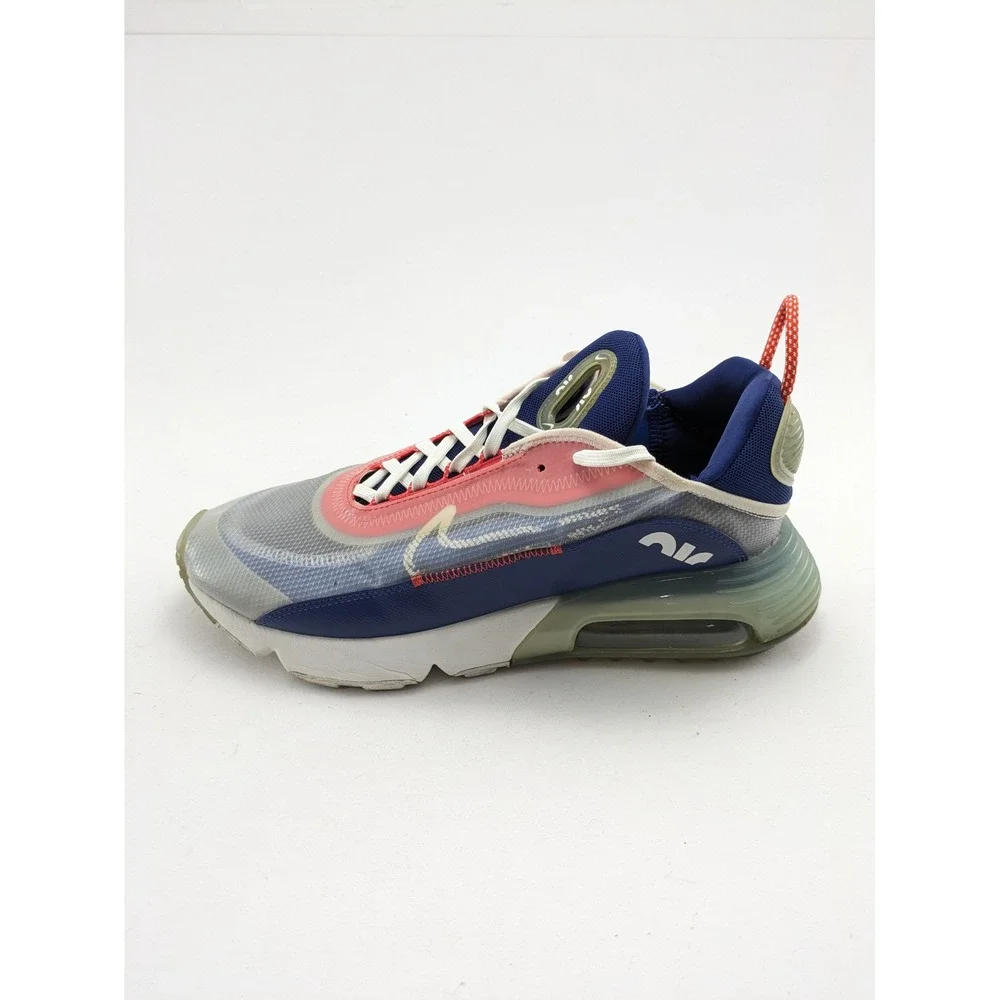 Mens Nike Air Max 2090 Blue Red White‎ Comfort Running Shoes CT1091-101 Size 12